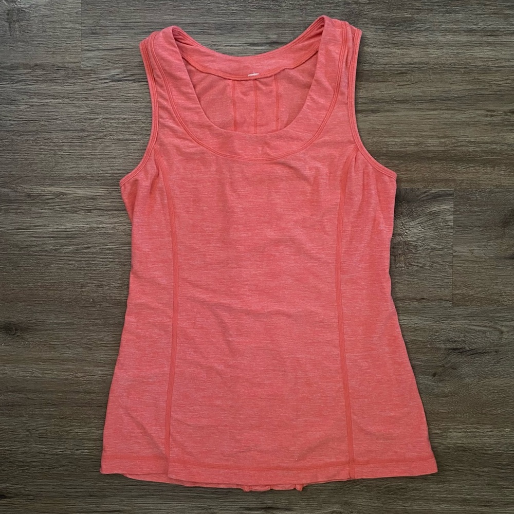 Lululuemon Dash Tank Top Pink Coral Color Good Used Condition - Size 2-4 Small